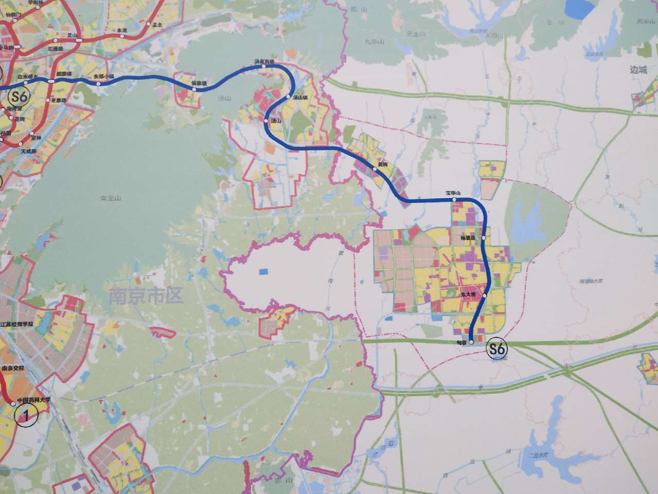 南京句容宁句地铁明天正式开工现场图